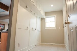mudroom shelving