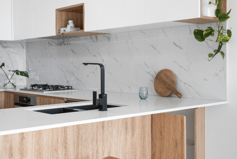 Kitchen accent wall remodel