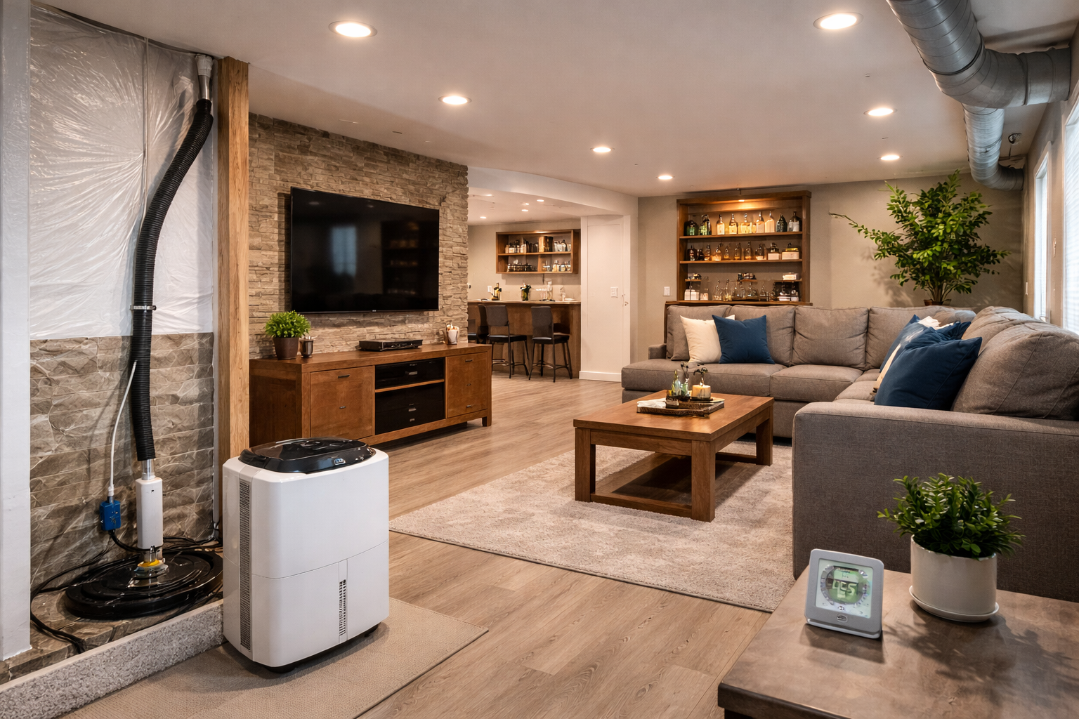 Managing Humidity in a Finished Basement: Beyond Just a Dehumidifier